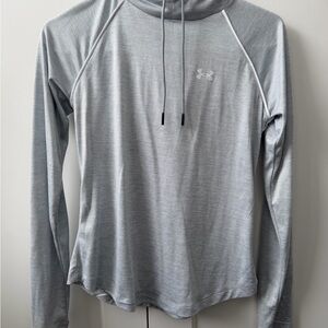 Under Armour Light Gray Performance Hoodie